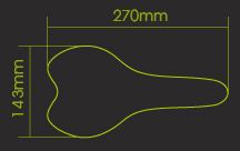 saddle size